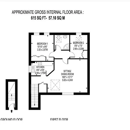 Weybridge - 2 Bed - Parking Apartment Exterior photo
